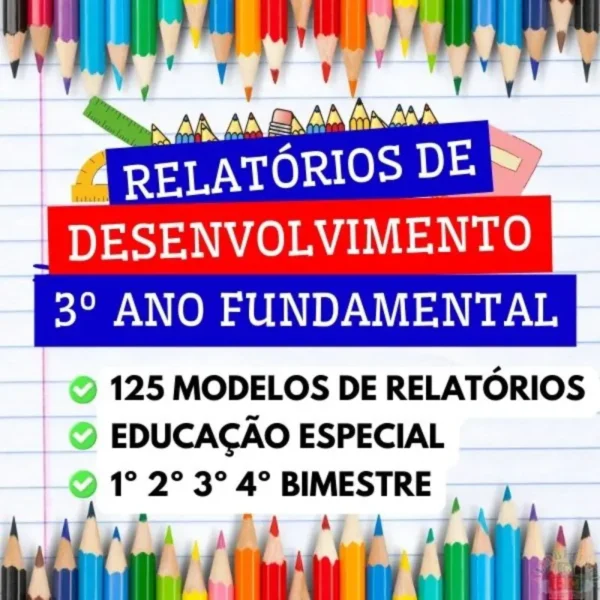 3º ANO FUNDAMENTAL - Relatórios de Desenvolvimento