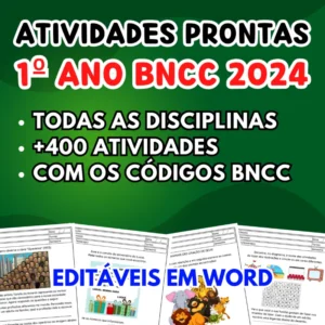 ATIVIDADES - 1º ANO FUNDAMENTAL - BNCC 2024