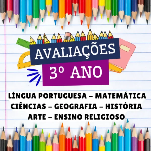 3º ANO - AVALIAÇÕES PRONTAS - BNCC 2025