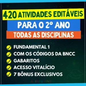 ATIVIDADES - 2º ANO FUNDAMENTAL - BNCC 2025