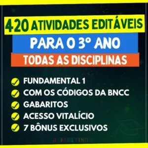 ATIVIDADES - 3º ANO FUNDAMENTAL - BNCC 2025