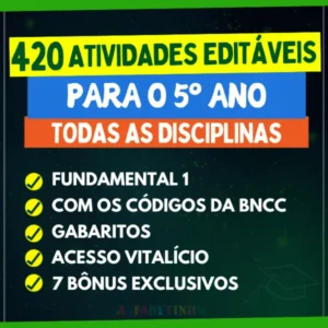 ATIVIDADES - 5º ANO FUNDAMENTAL - BNCC 2025