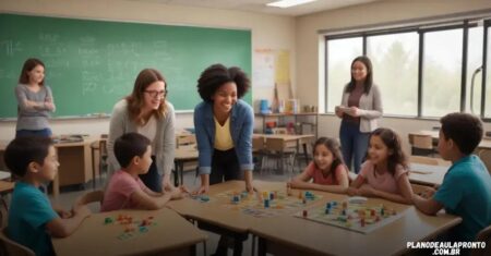 Plano de aula pronto com jogos pedagógicos para engajar sua turma