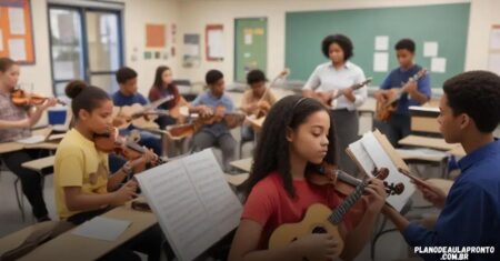 plano de aula de música pronto: facilite seu planejamento escolar