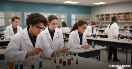 Plano de aula de química ensino médio pronto para otimizar seu tempo