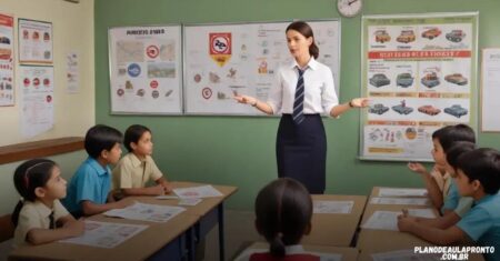 Plano de aula pronto sobre trânsito: ensine de forma prática e divertida
