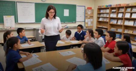 Plano de aula pronto com textos informativos que facilitam o ensino