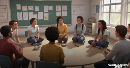 Plano de aula pronto com roda de conversa: simplifique seu planejamento