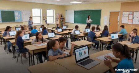 Plano de aula ensino híbrido pronto para otimizar suas aulas