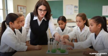 plano de aula pronto com experimentos: transforme seu ensino agora
