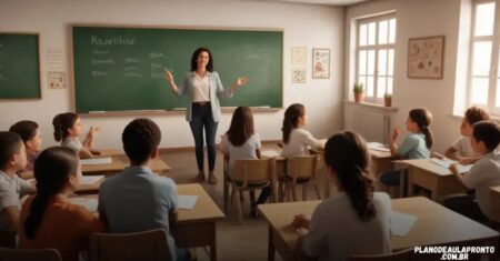 Plano de aula pronto para 4º ano português: otimize seu planejamento