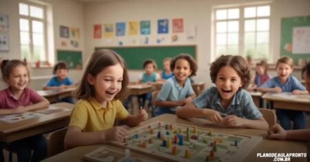Plano de aula pronto educação infantil com brincadeiras divertidas
