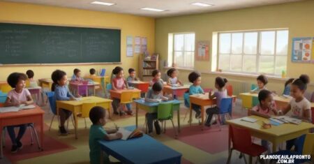 Plano de aula pronto de educação infantil para otimizar seu tempo