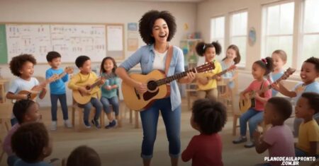 Plano de aula pronto com musicalização infantil: facilite seu ensino