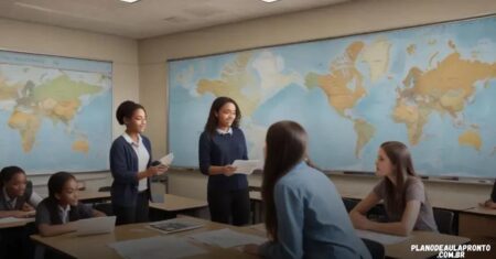 Plano de aula de geografia ensino médio pronto para otimizar seu ensino