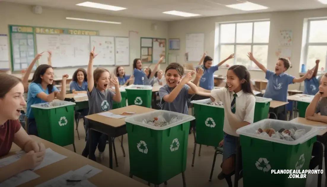 Plano de aula pronto sobre reciclagem: ensino prático e engajador