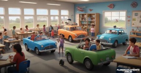 plano de aula pronto sobre meios de transporte que transforma o ensino