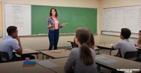 Plano de aula pronto sobre tempos verbais para facilitar seu ensino