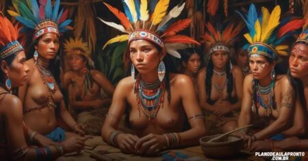plano de aula pronto sobre arte indígena: explore a cultura brasileira