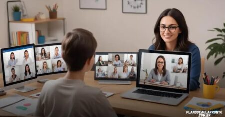 Plano de aula pronto para ensino remoto: otimize seu tempo agora