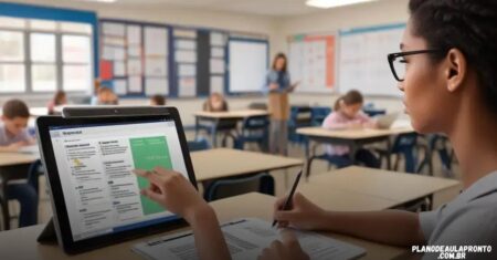 Plano de aula pronto em pdf: como simplificar seu planejamento escolar