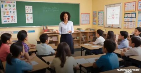 Plano de aula pronto para ensino fundamental de língua portuguesa