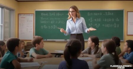 plano de aula pronto matemática: transforme sua rotina docente agora
