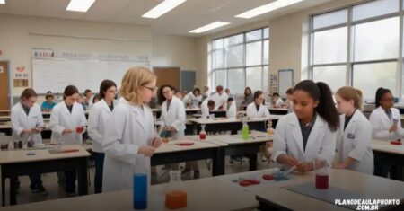 Plano de aula pronto ciências ensino médio: simplifique seu planejamento