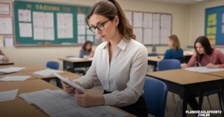 Plano de aula pronto para avaliação diagnóstica: otimize seu tempo