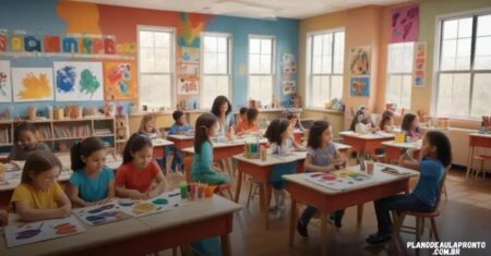 Plano de aula pronto educação infantil com arte: desperte a criatividade