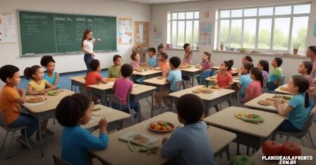 Plano de aula pronto sobre alimentação saudável: transforme suas aulas agora
